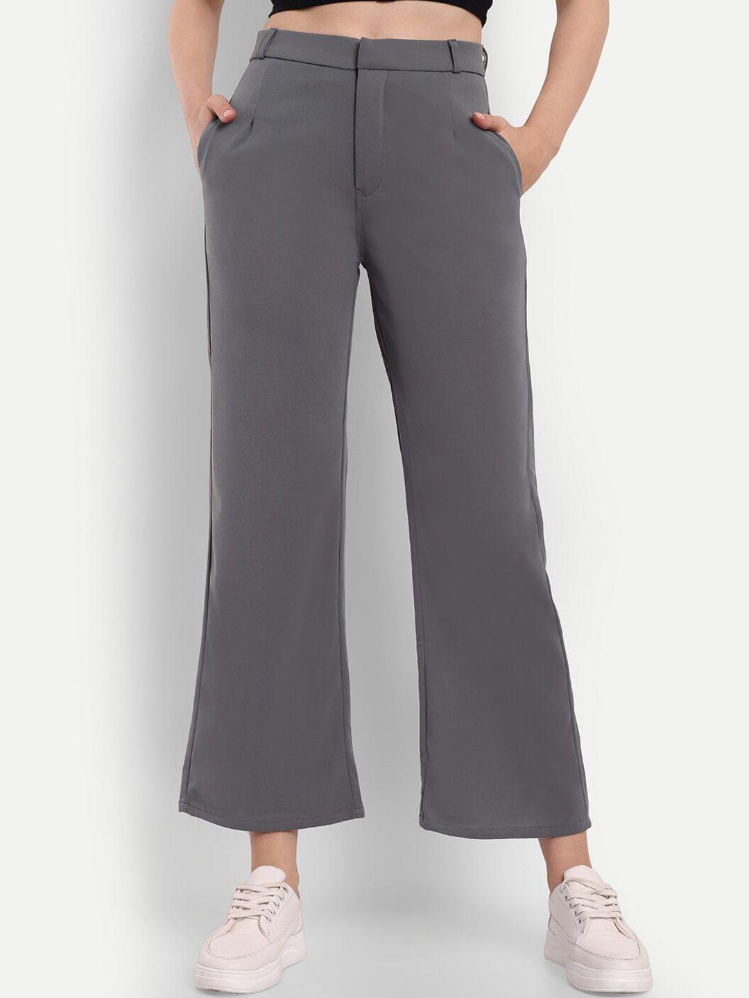 next one women smart flared high-rise trousers