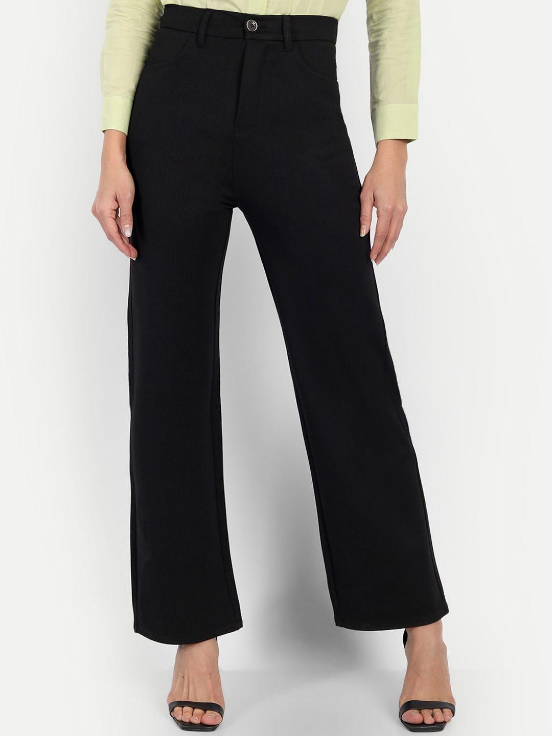 next one women smart loose fit high-rise easy wash formal trousers