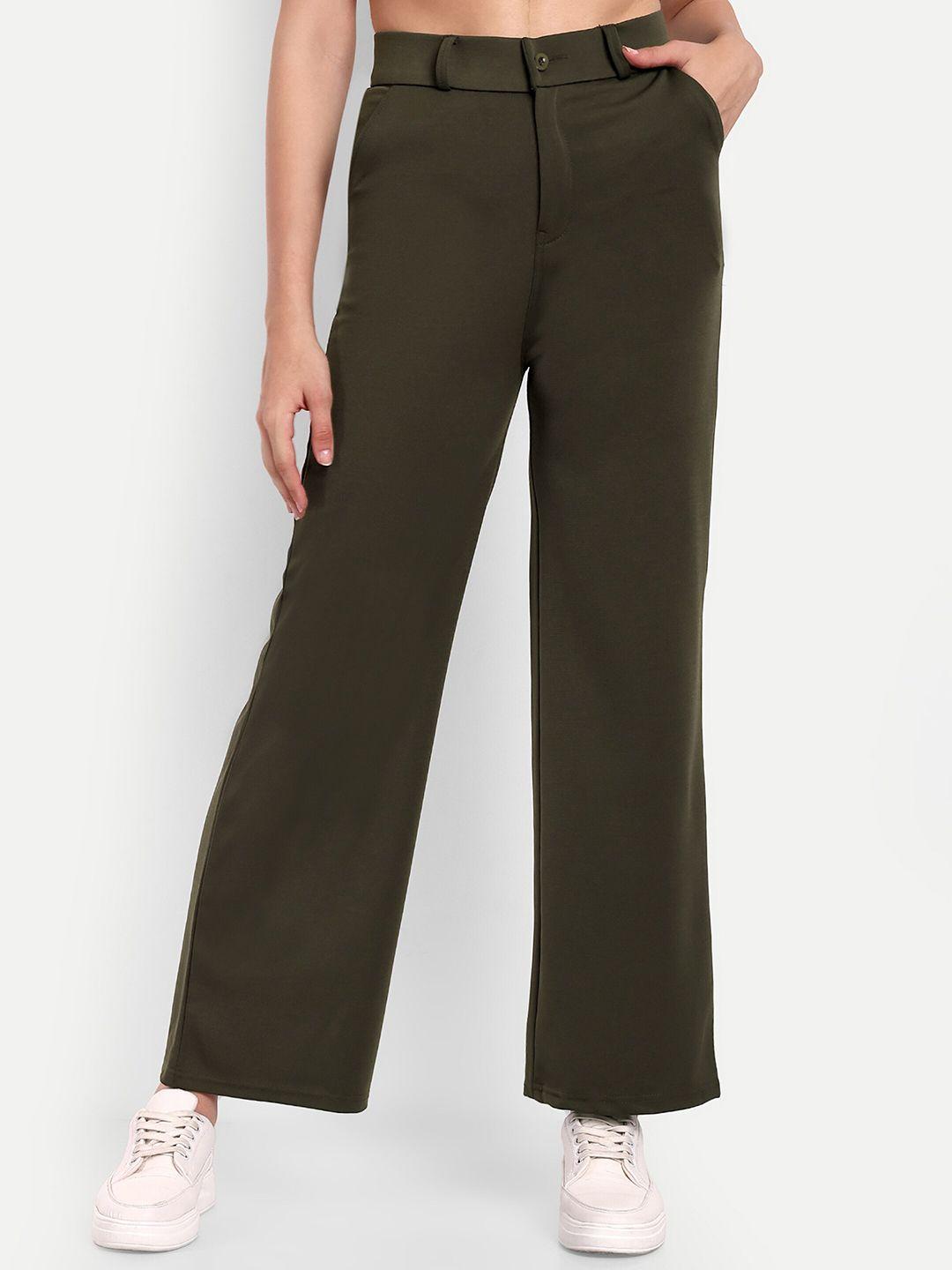 next one women smart loose fit high rise easy wash parallel trousers