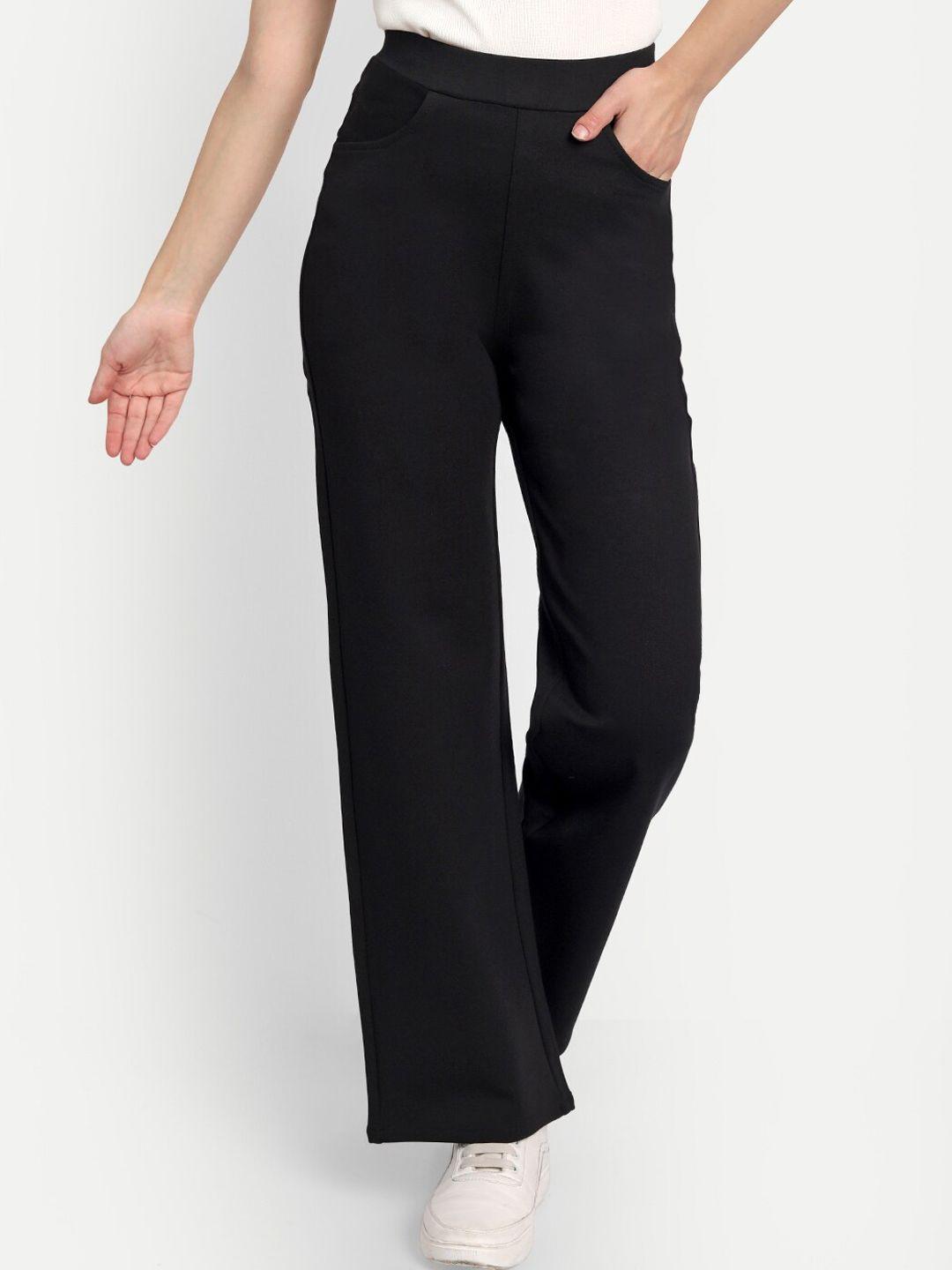 next one women smart straight fit high-rise easy wash parallel trousers