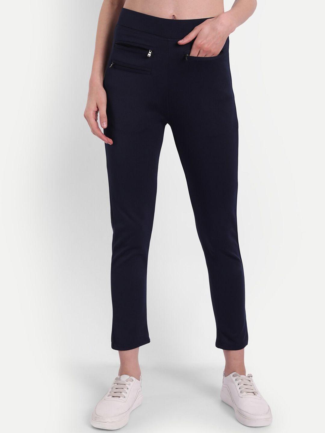 next one women stretchable slim fit track pants