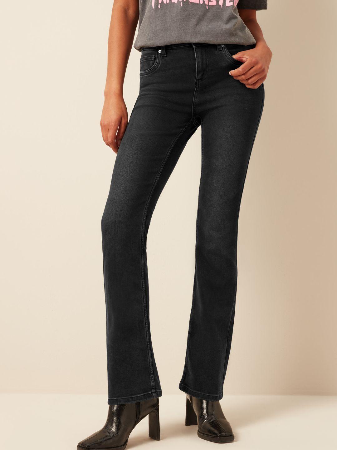 next women bootcut stretchable jeans