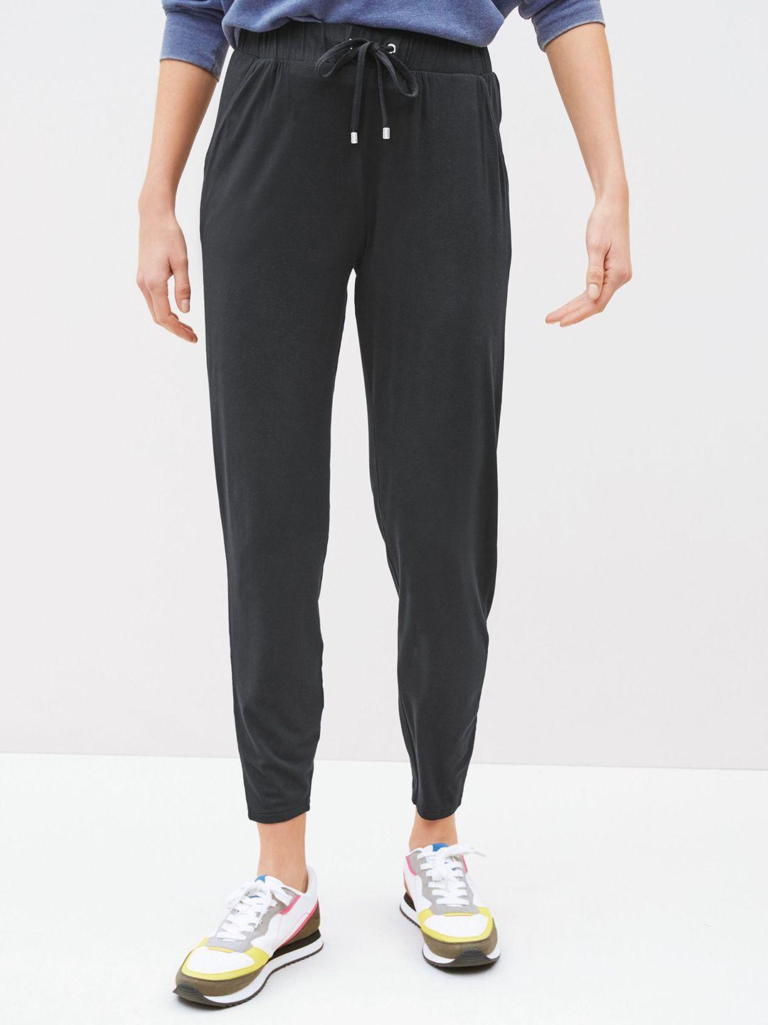 next women solid track pants