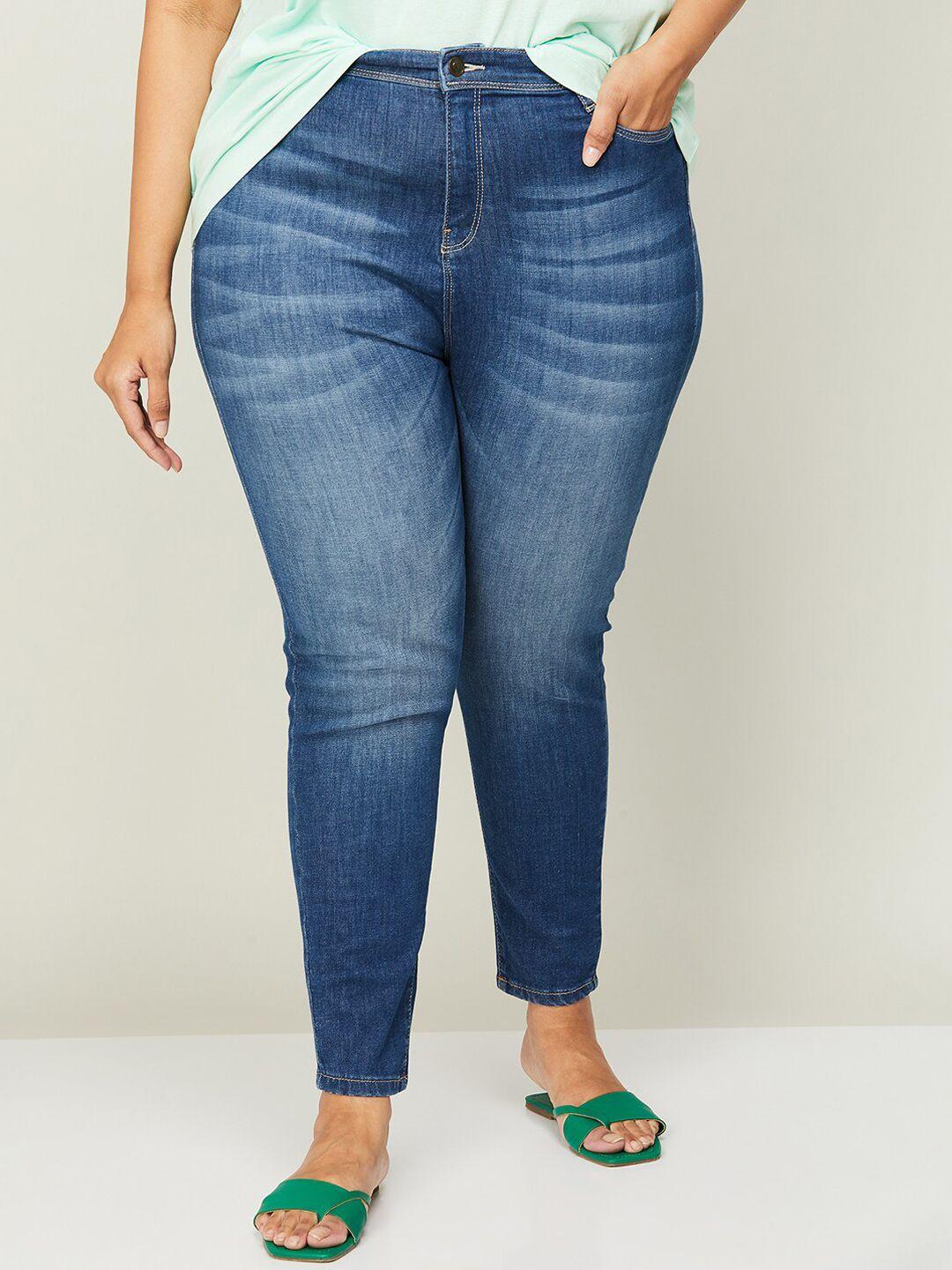 nexus women plus size light fade heavy fade cotton jeans