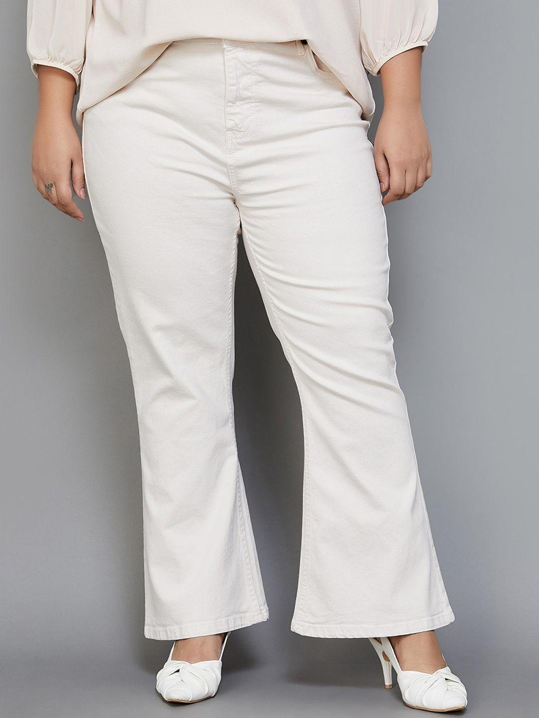 nexus by lifestyle women clean look cotton bootcut jeans