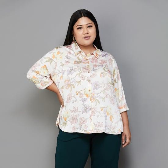 nexus women floral printed shirt