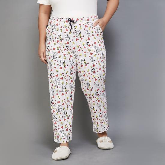 nexus women snoopy print pyjamas