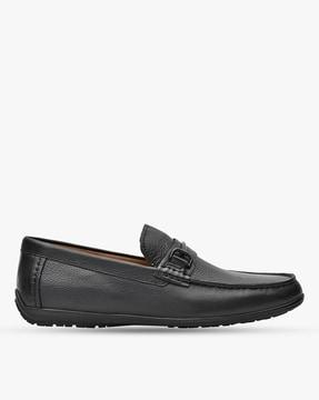 nexxes slip-on shoes with metal accent