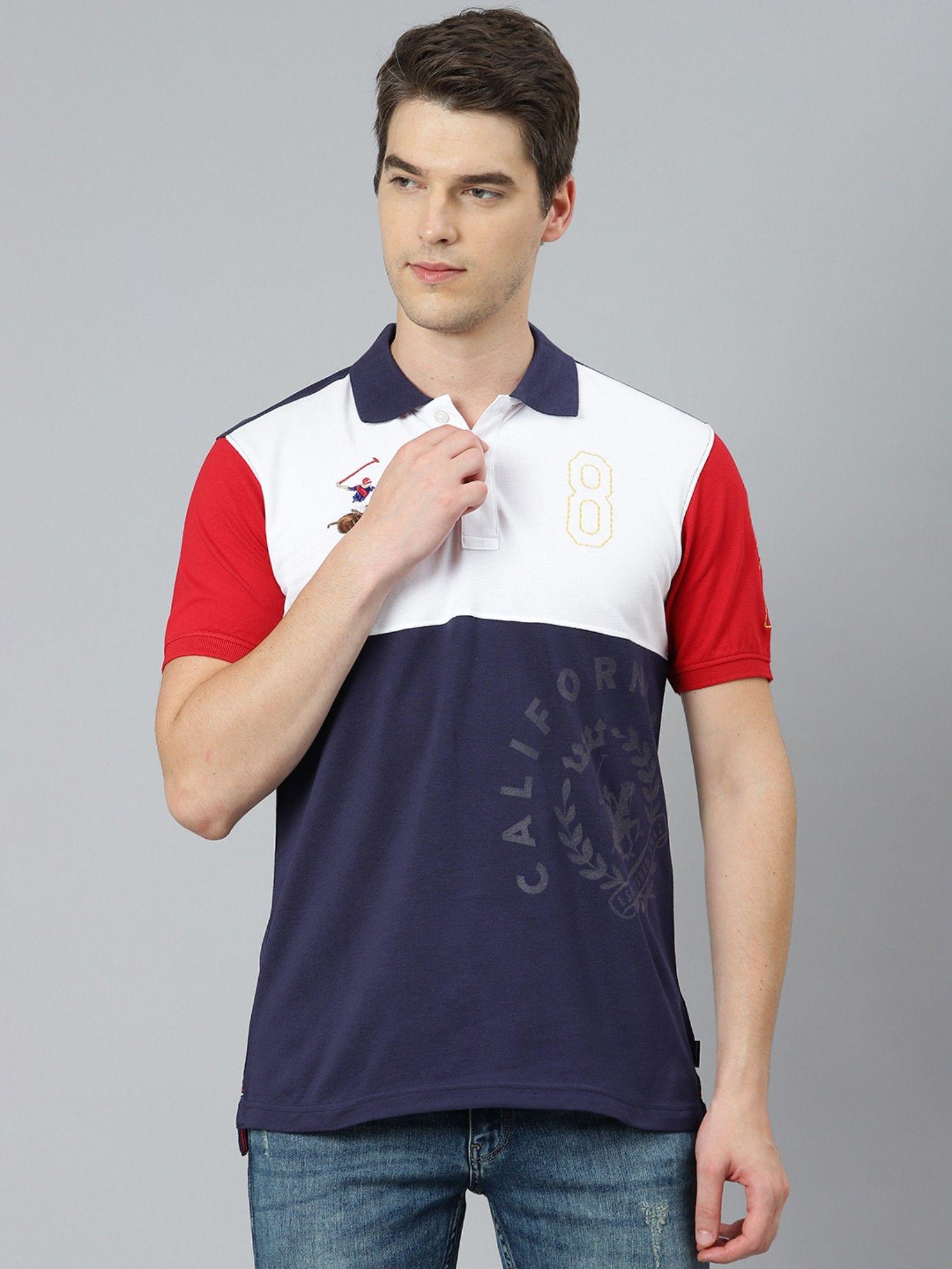 nice threads multicolor polo t-shirt