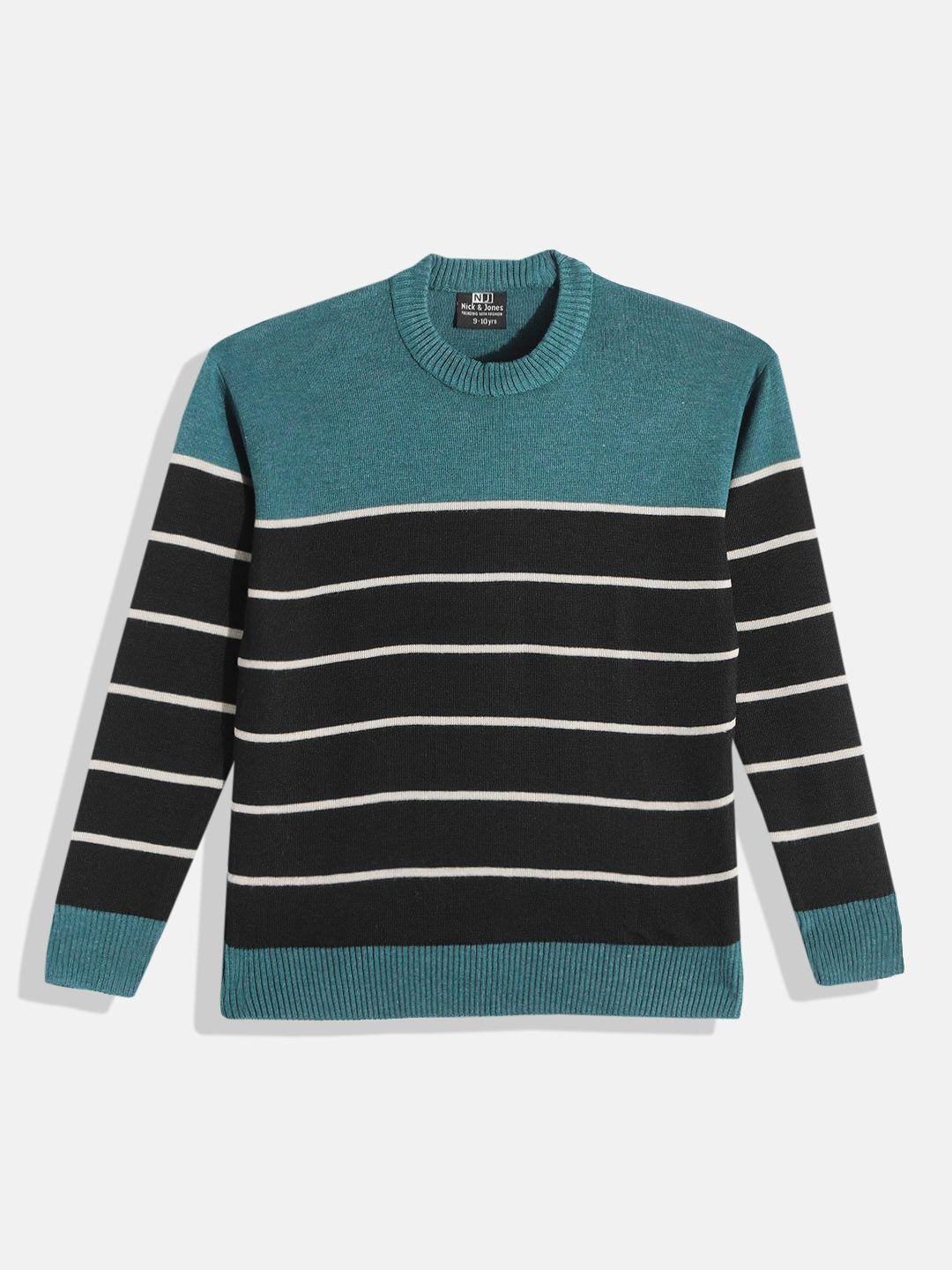 nick and jones boys striped pullover