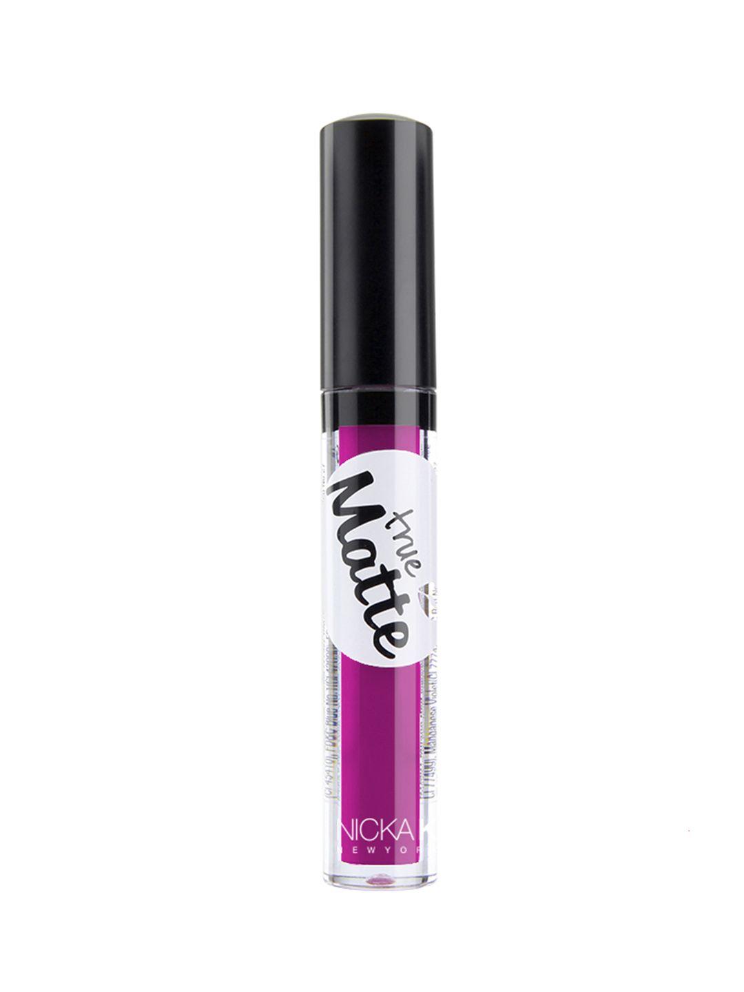 nicka k new york jazzberry jam true matte lip colour ntm07