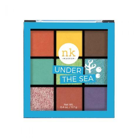 nicka k nine color eyeshadow palette - under the sea (11.7 g)