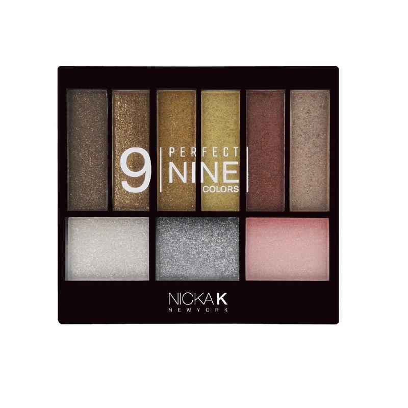 nicka k perfect 9 colour eyeshadow - ap018