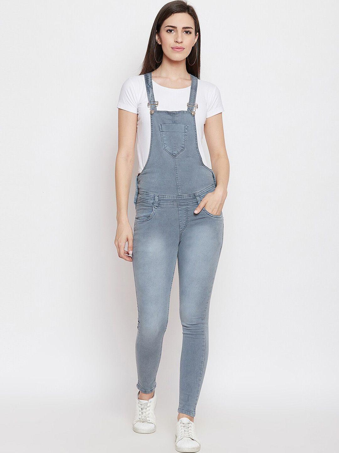 nifty sretchable skinny fit denim dungarees
