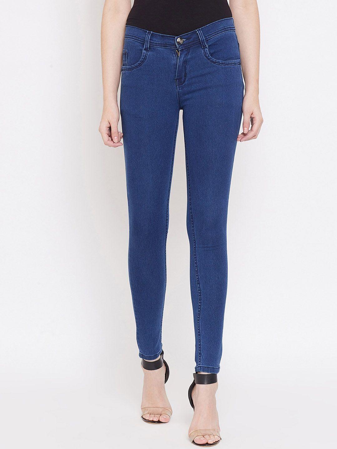 nifty women skinny fit mid rise stretchable jeans