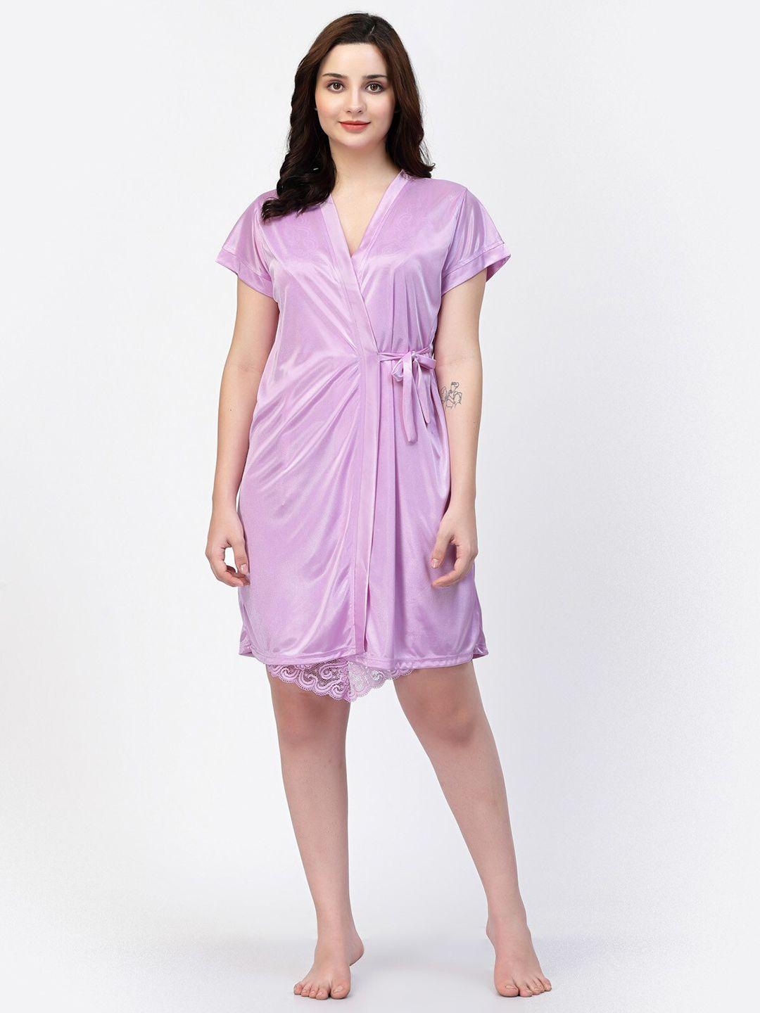 night keys lavender maxi nightdress