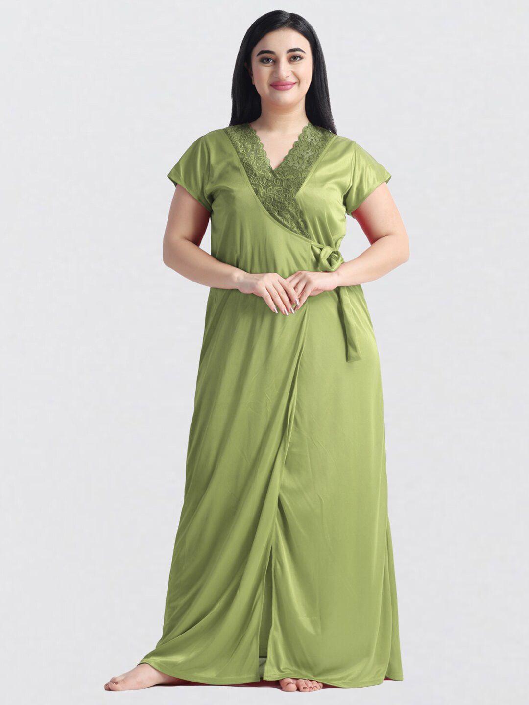 night keys lime green maxi nightdress