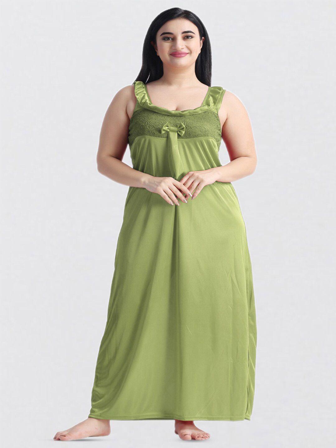 night keys lime green maxi nightdress