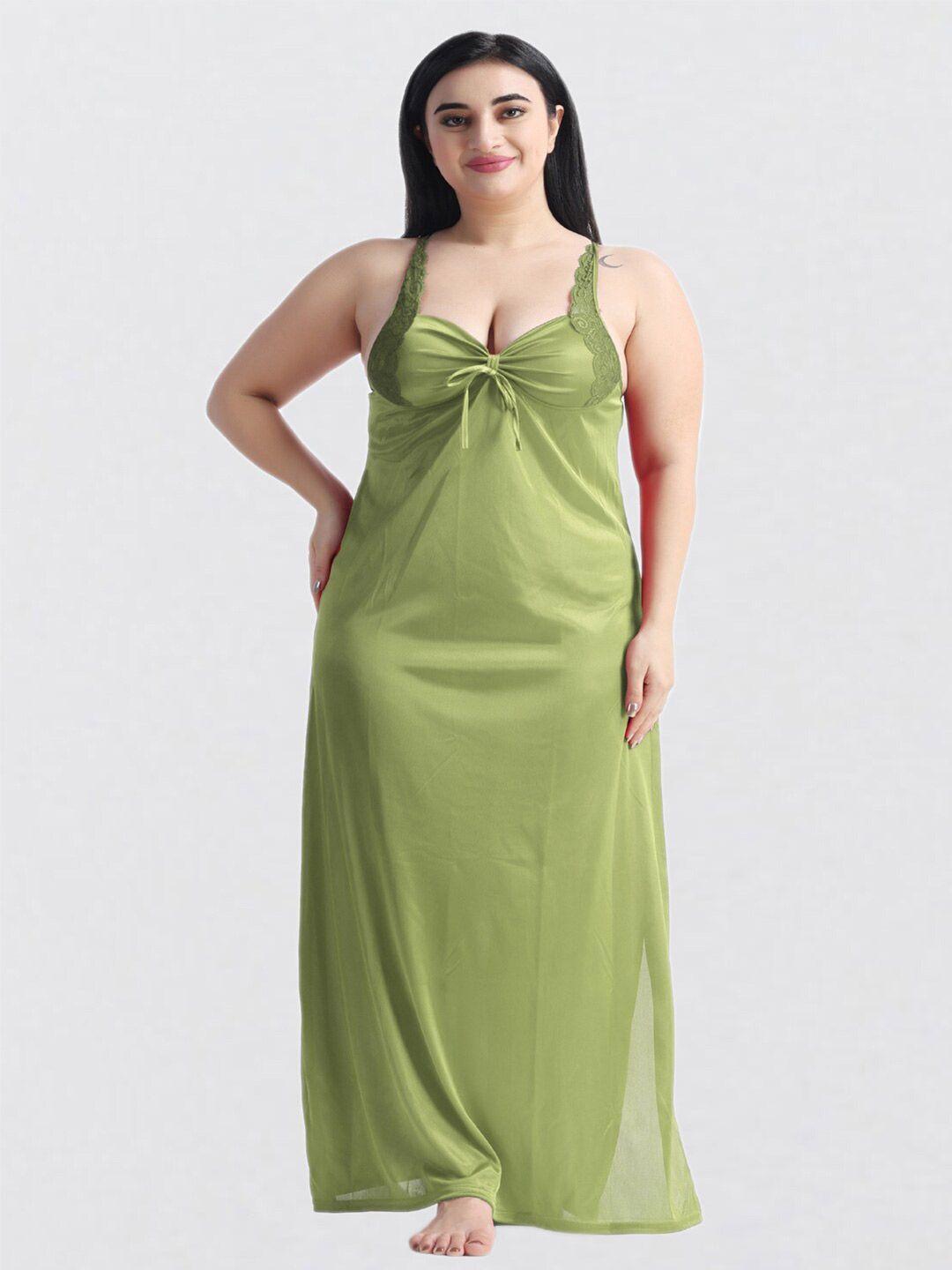 night keys lime green maxi nightdress