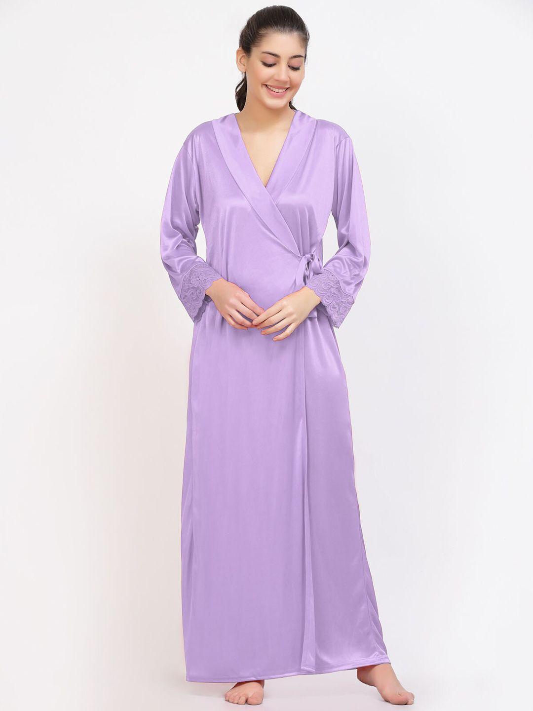 night keys pack of 2 satin maxi nightdress with robe