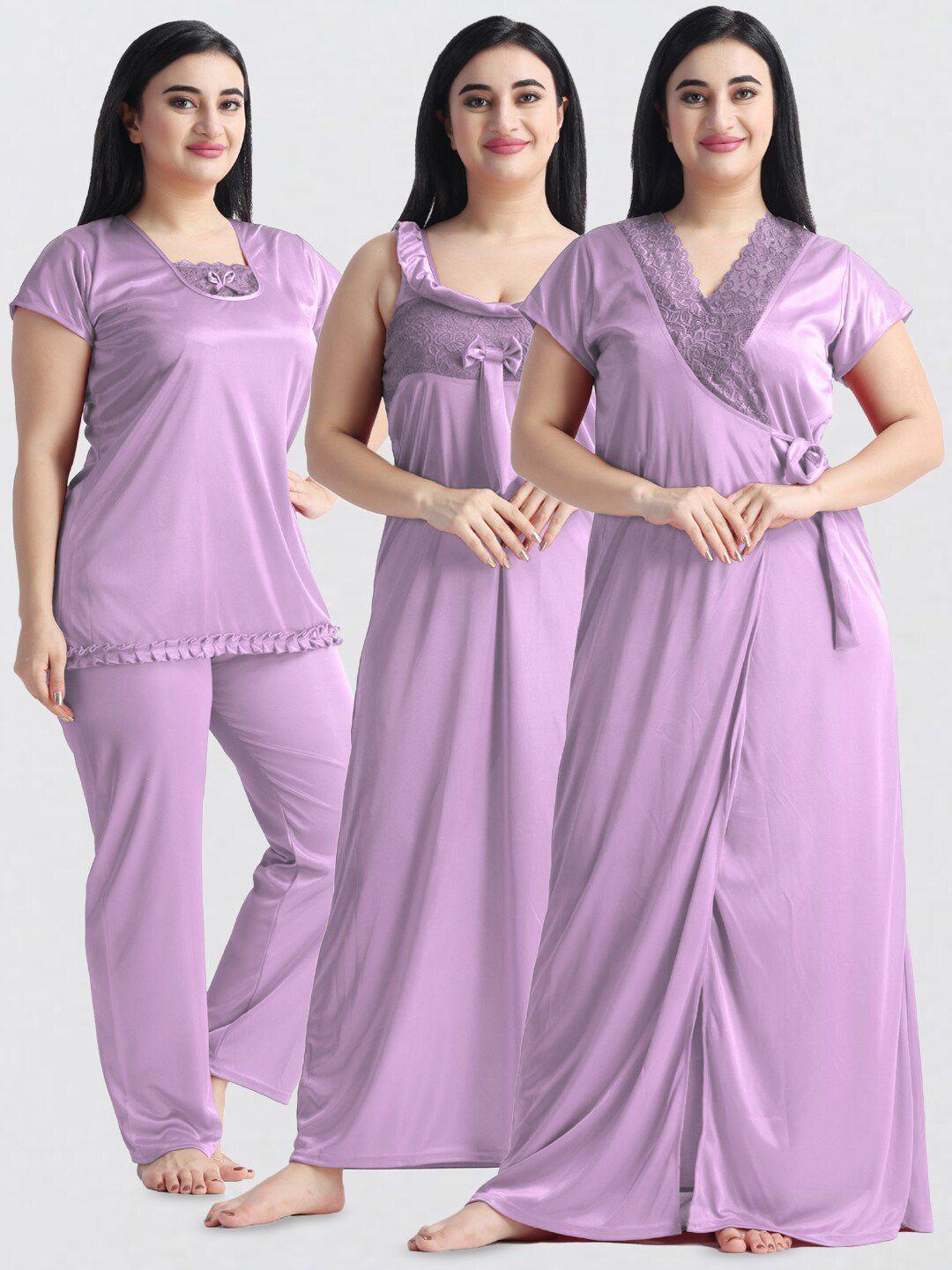 night keys pack of 4 maxi nightdress