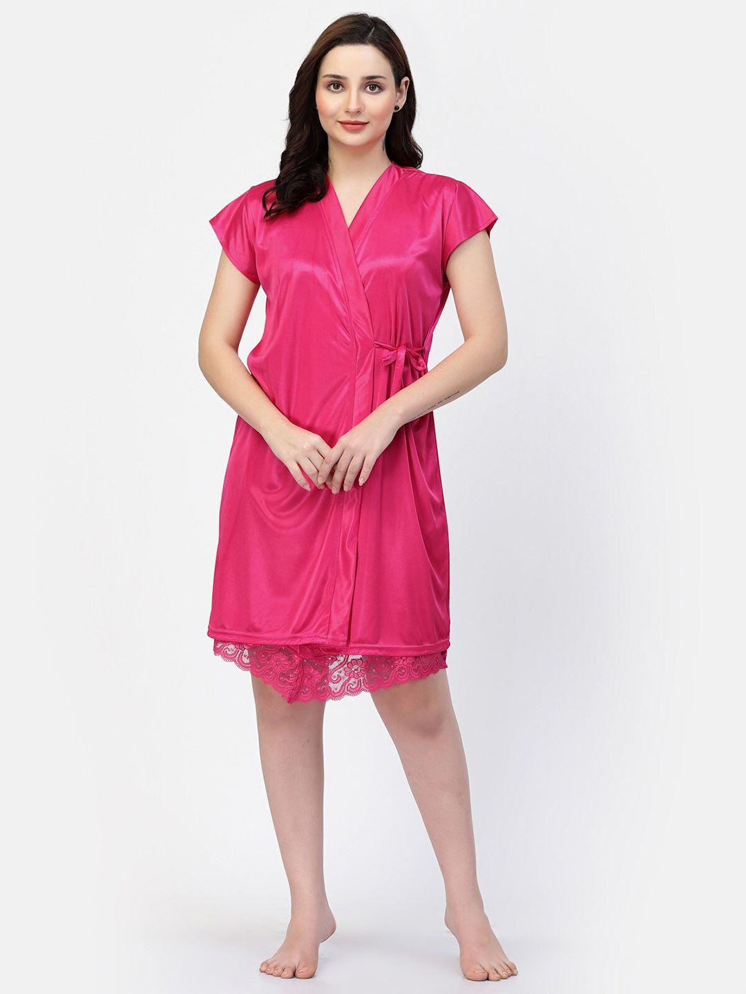 night keys pink maxi nightdress