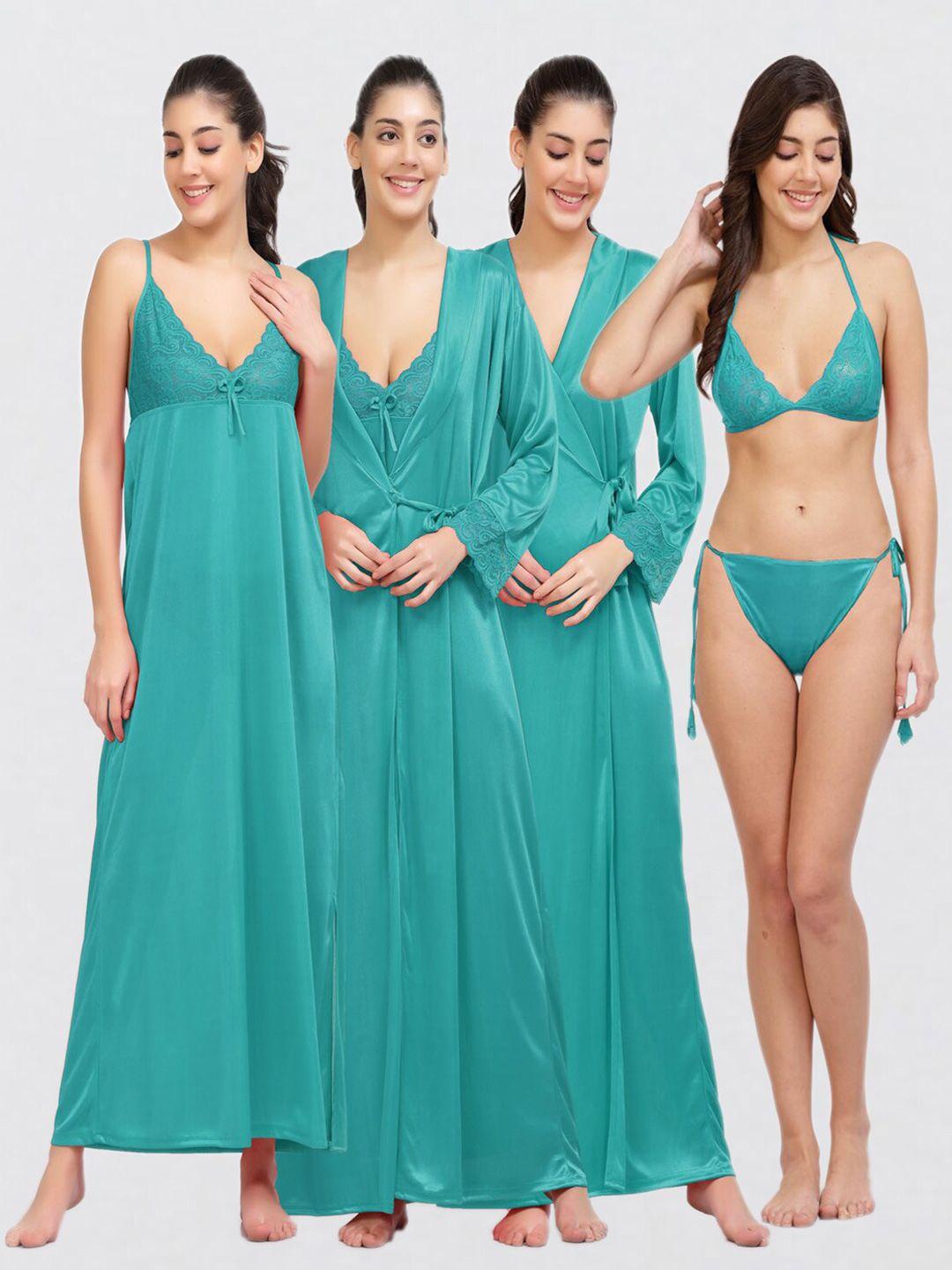 night keys sea green maxi nightdress