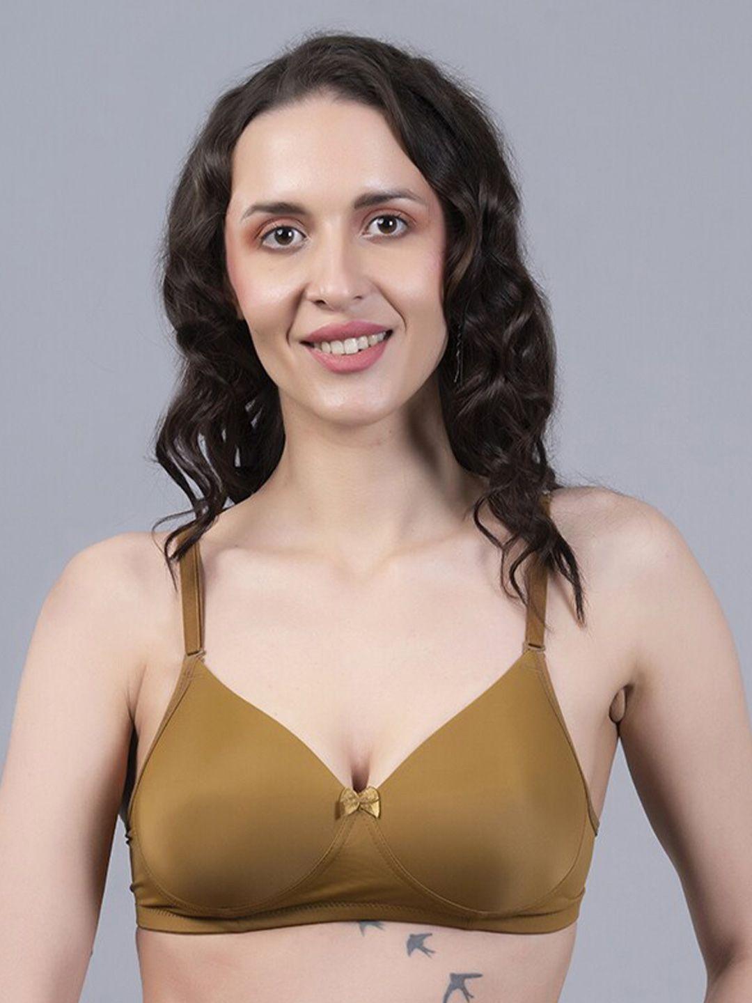 nighthope olive green bra full coverage underwired heavily padded