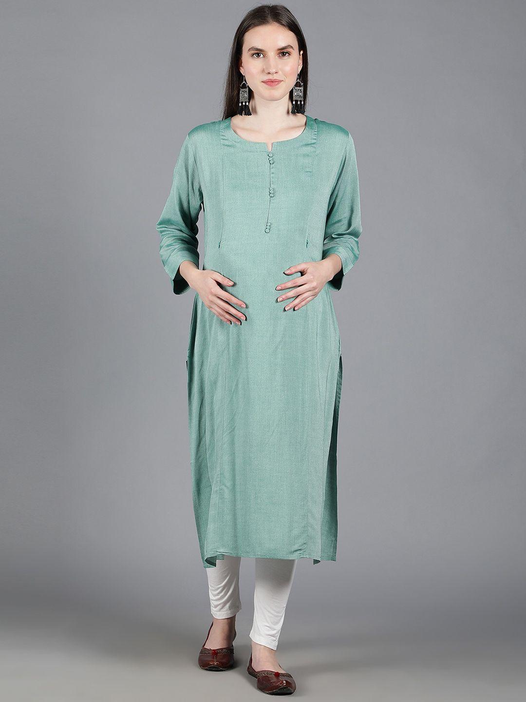 nightspree women cotton maternity kurta