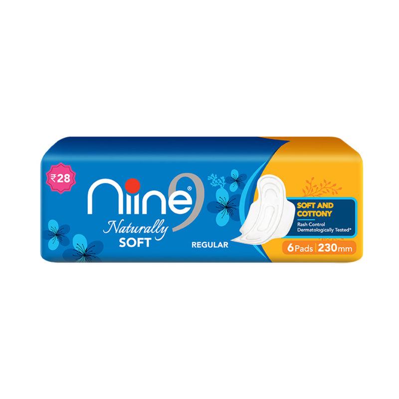 niine naturally soft sanitary napkin regular - 230mm