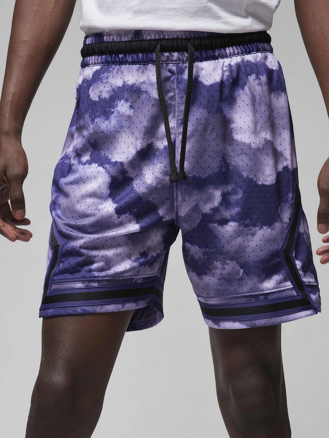 nike men printed jordan dri-fit diamond shorts