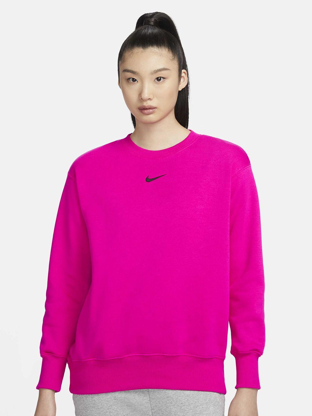 nike sportswear phoenix fleece oversized crew-neck pullover sweatshirt
