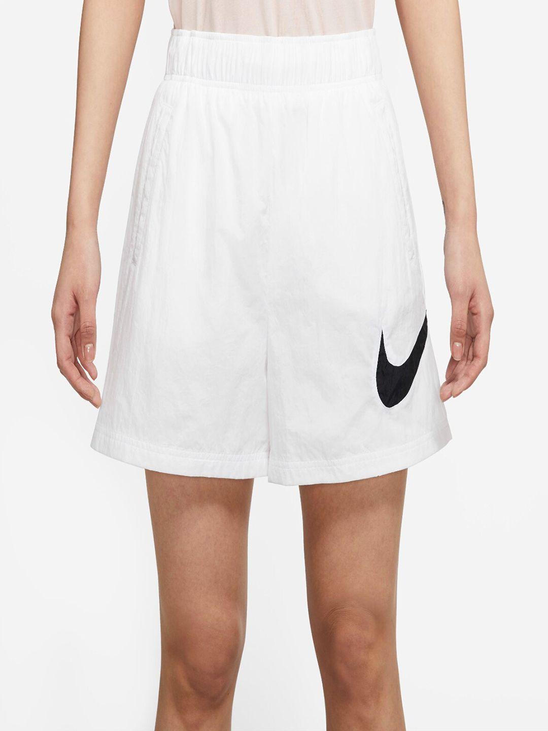 nike women sportswear essential high-rise woven shorts
