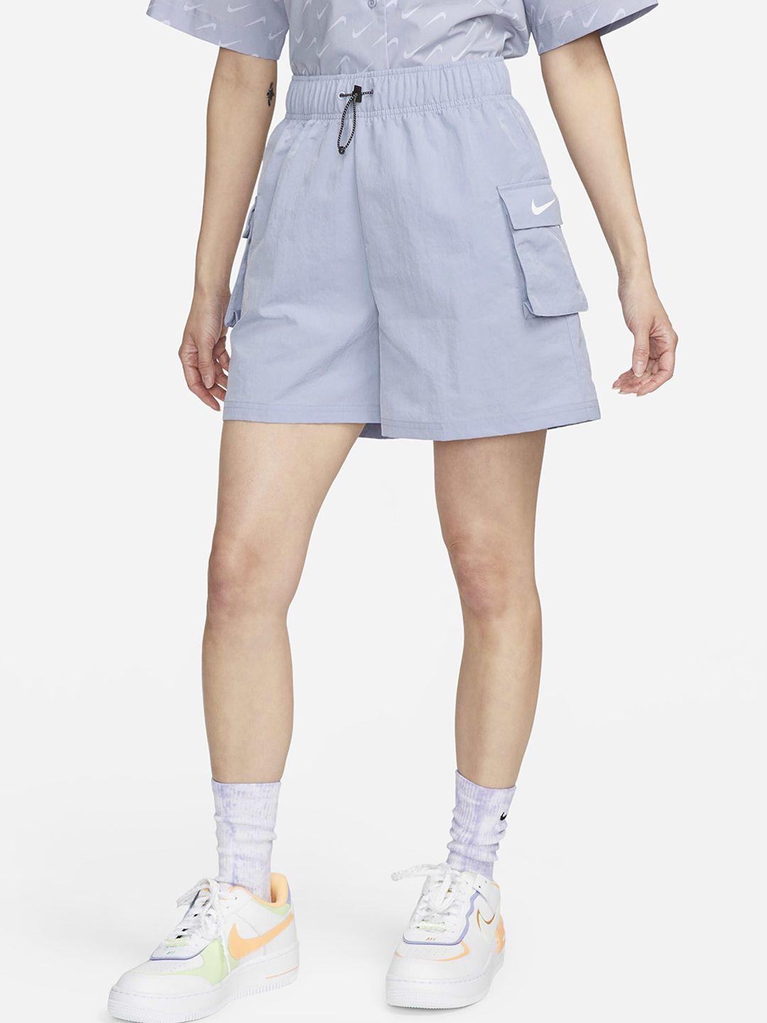 nike women sportswear essential high-waisted shorts