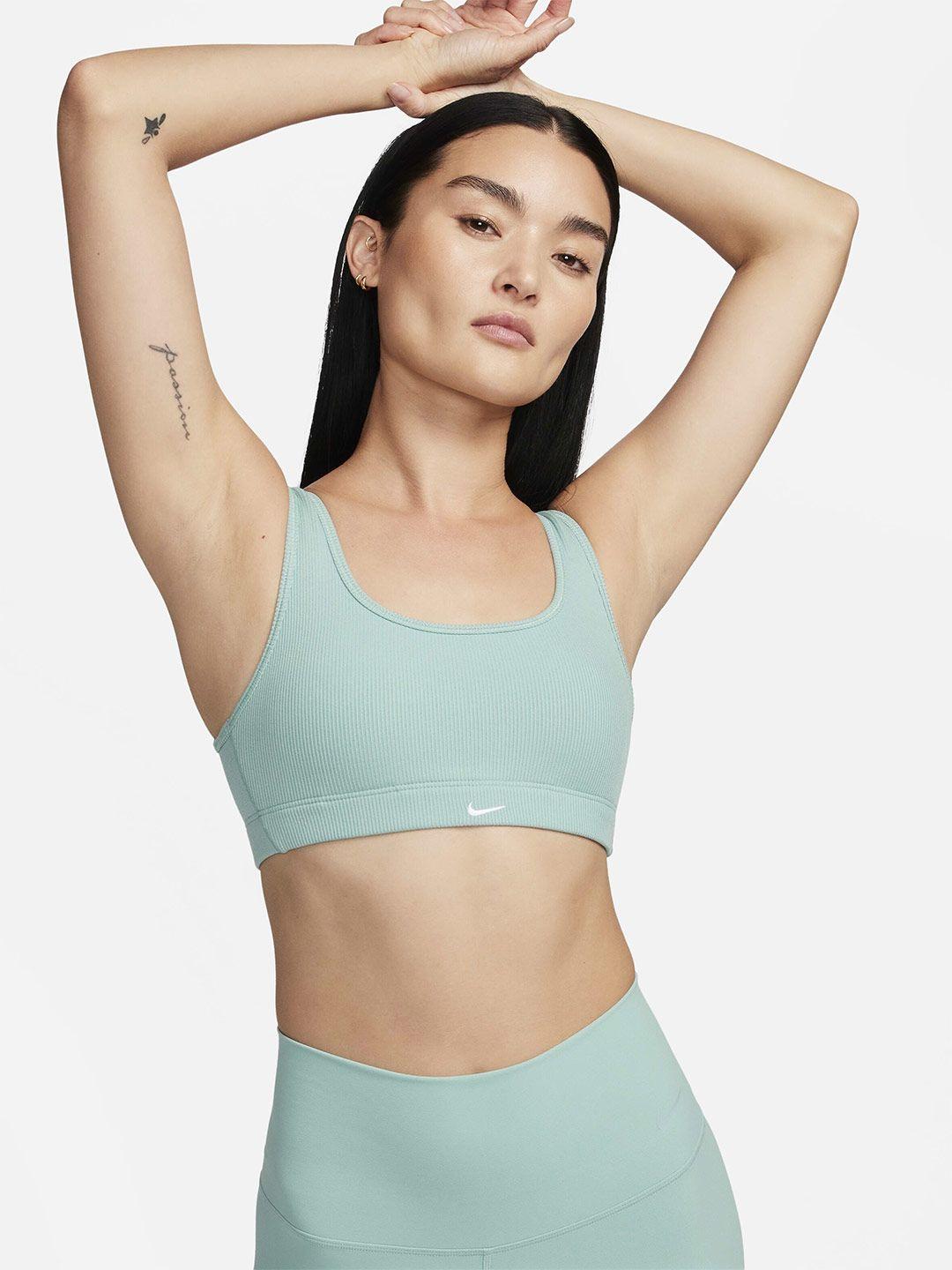 nike alate all u ribbed light-support sports bra with all day comfort