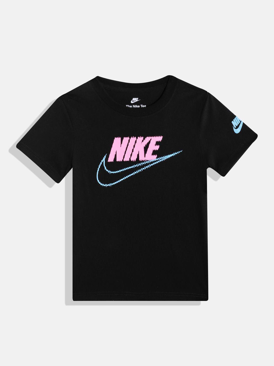 nike boys brand logo printed t-shirt