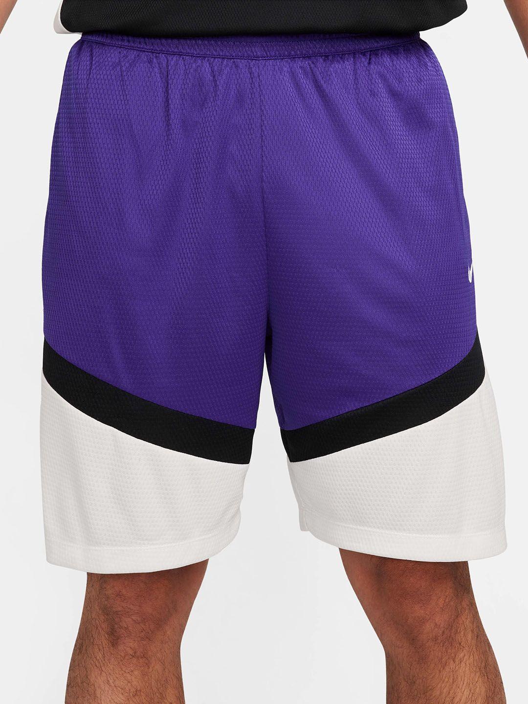 nike colourblocked dri-fit icon 20cm loose fit basketball sports shorts