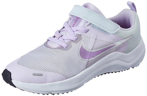 nike downshifter 12 nn (psv)-violet frost/metallic silver-dm4193-500-1.5uk