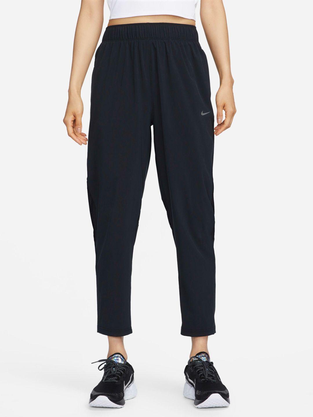 nike dri-fit go firm-support mid-rise sports track pants