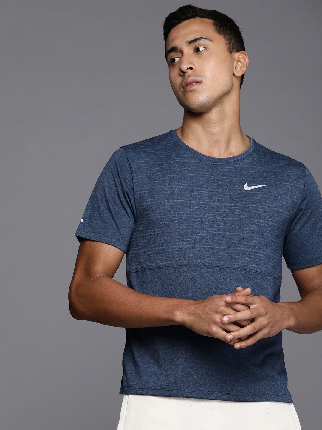 nike dri-fit miler ss run t-shirt