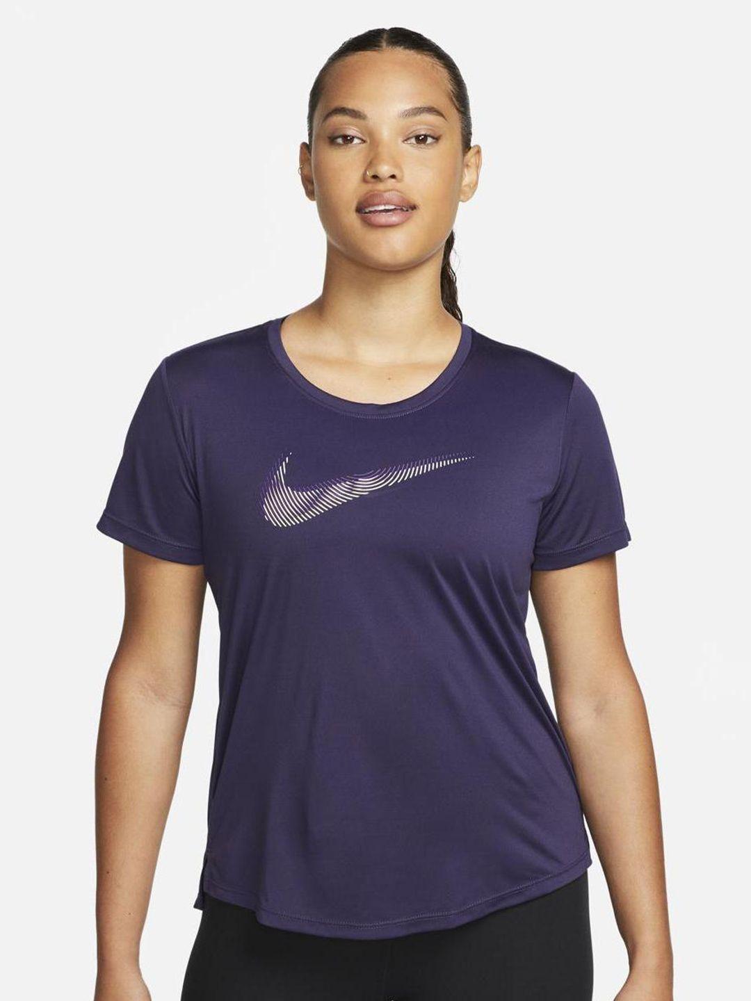 nike dri-fit swoosh running t-shirt