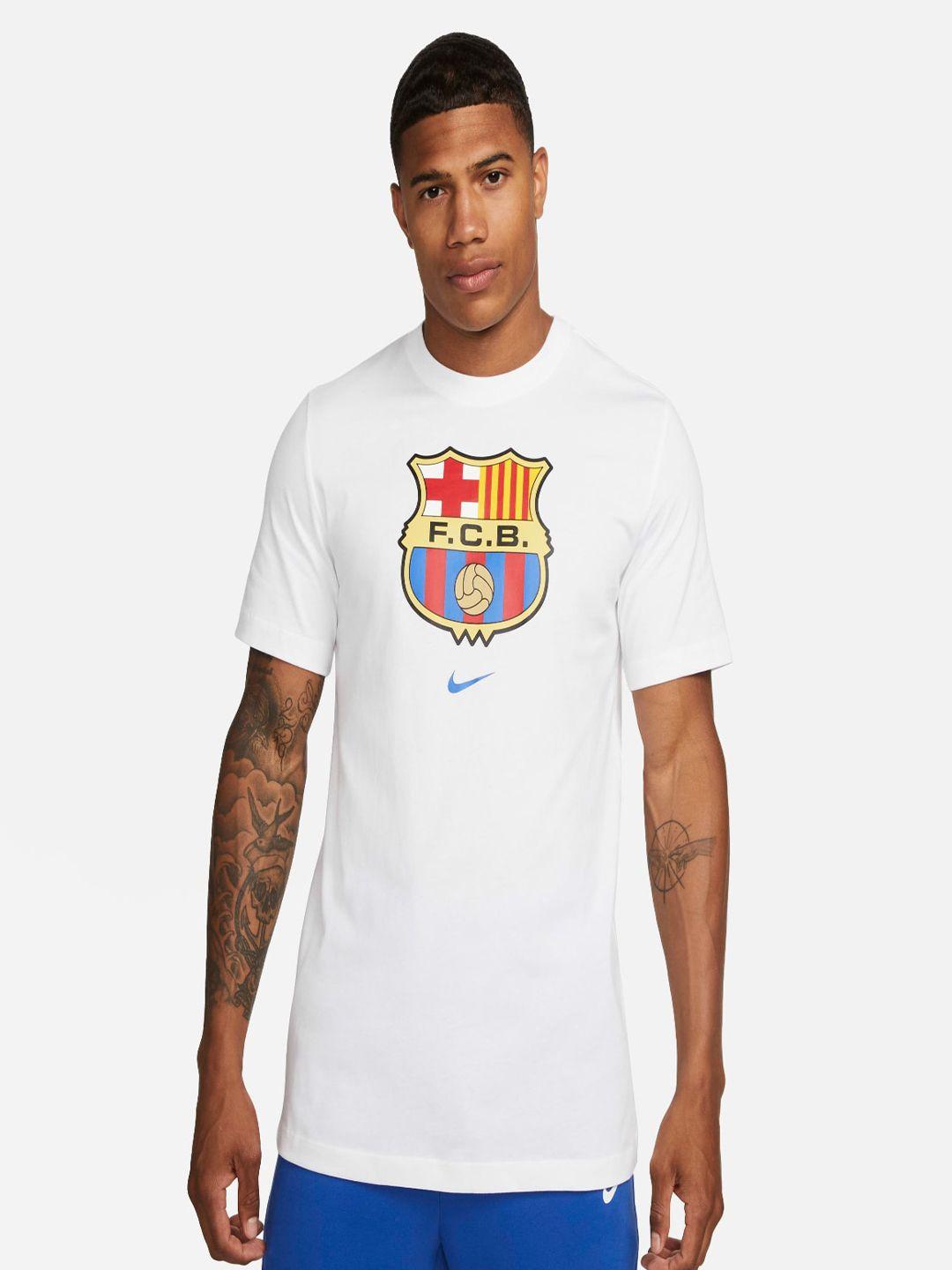 nike f.c. barcelona crest t-shirt