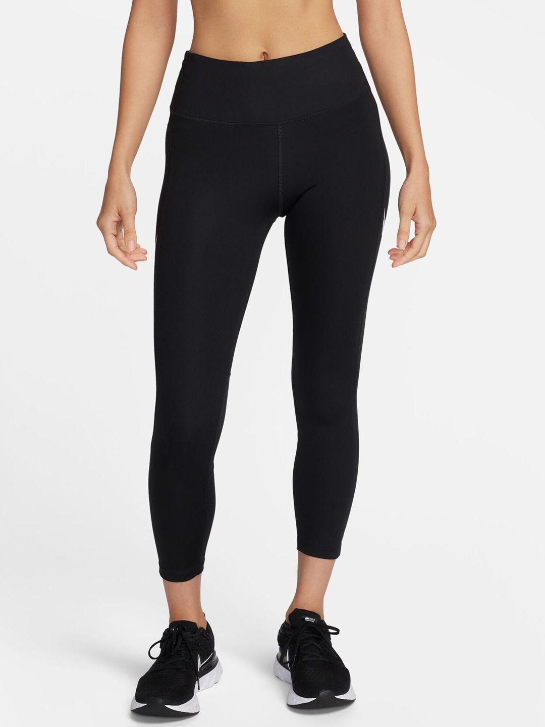 nike fast women mid-rise 7/8 running tights with pockets