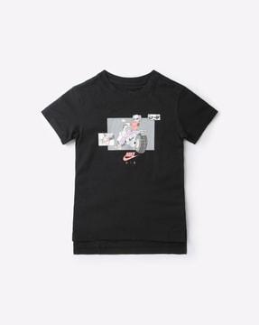 nike girls tshirts, black, xs