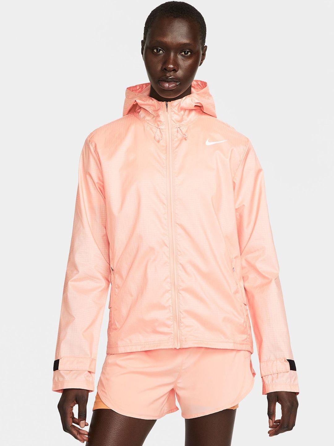 nike hooded running sporty jacket