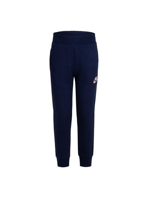 nike kids navy solid joggers