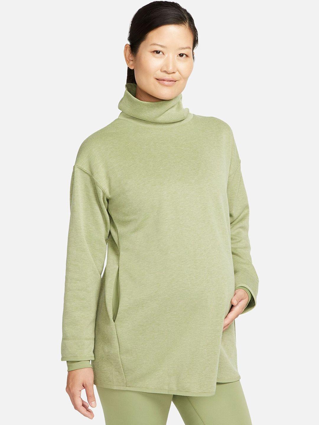 nike maternity turtle neck pullover sweatshirt