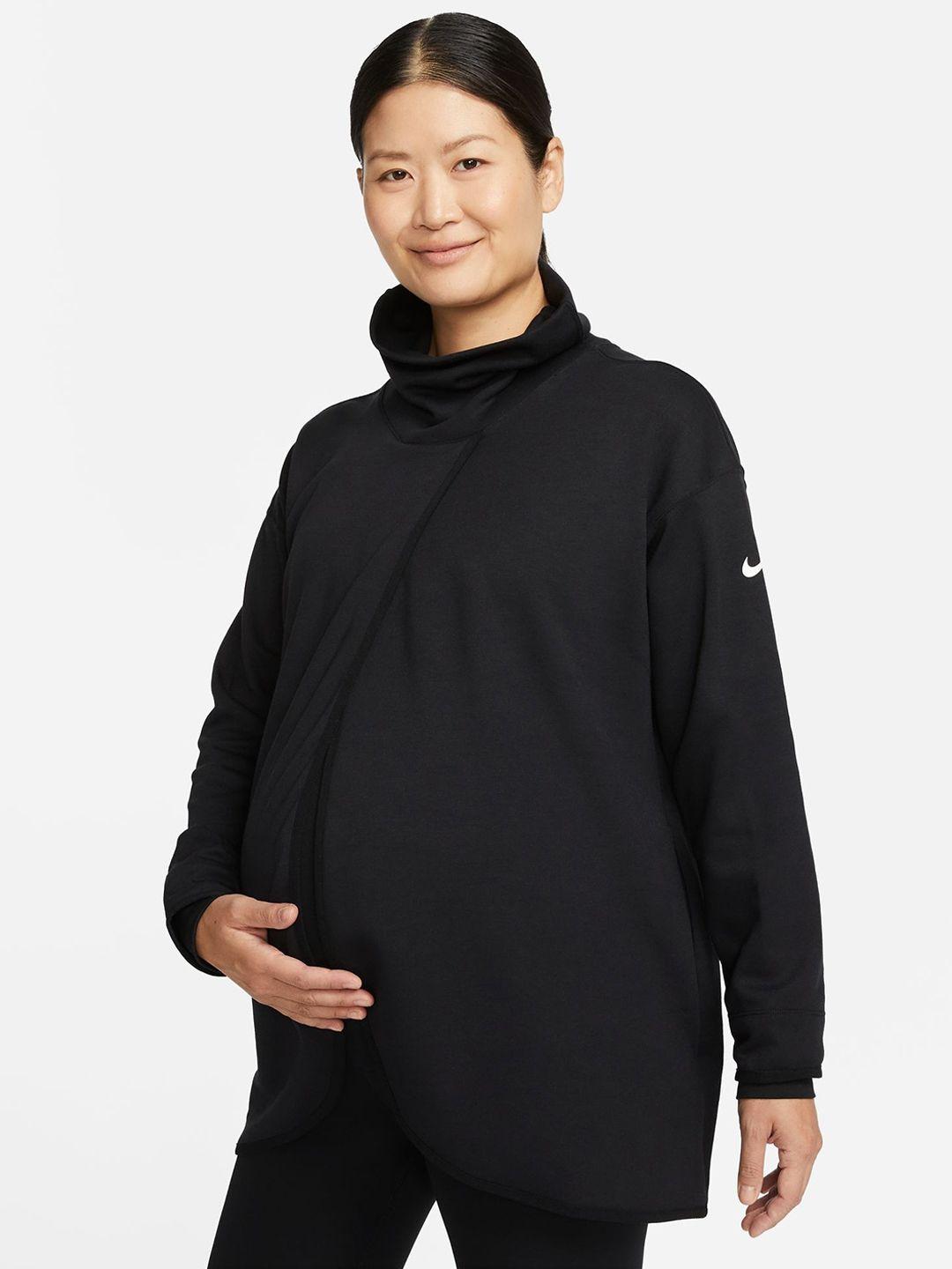 nike maternity turtle neck pullover sweatshirt