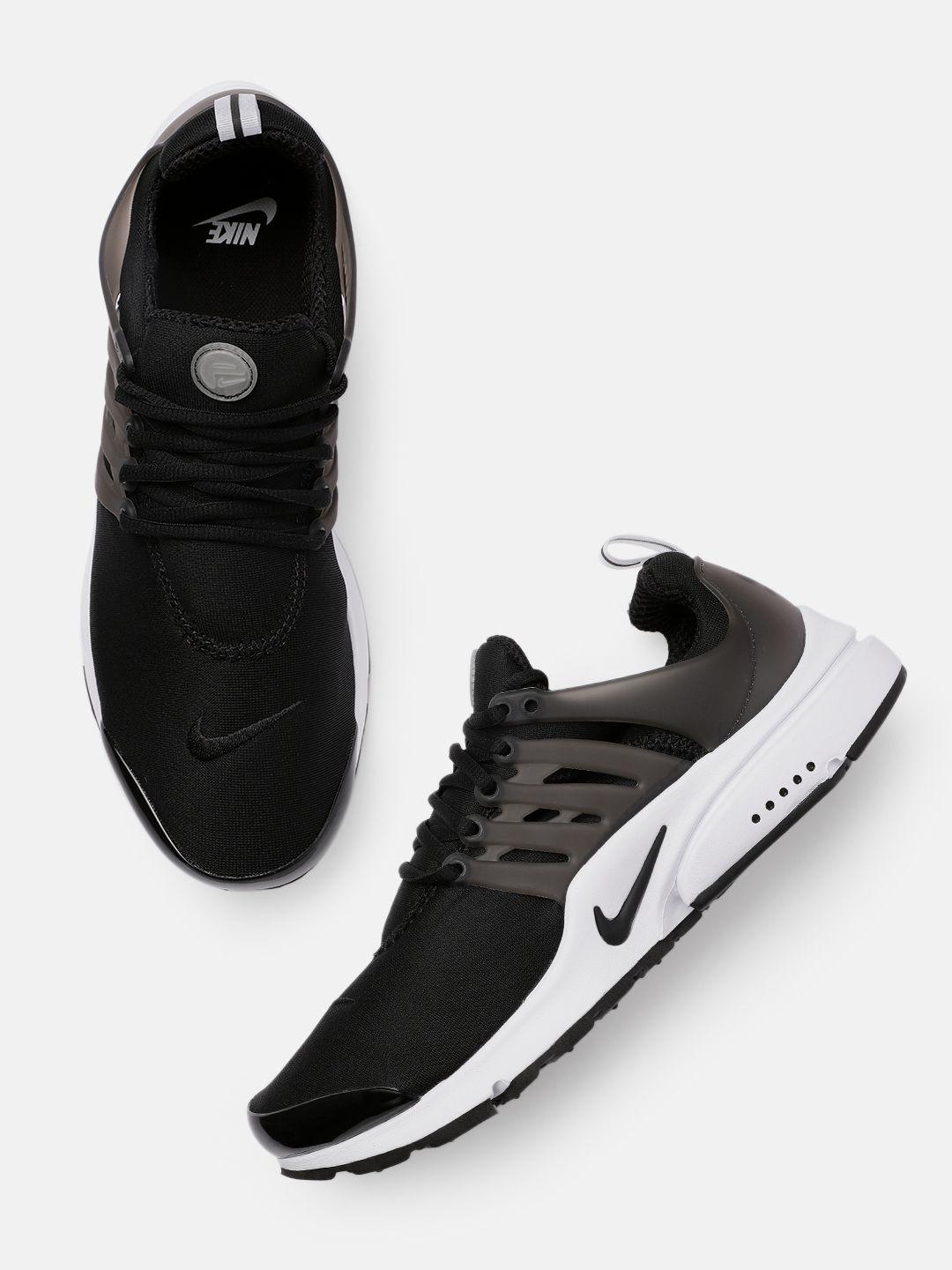 nike men's black air presto sneakers