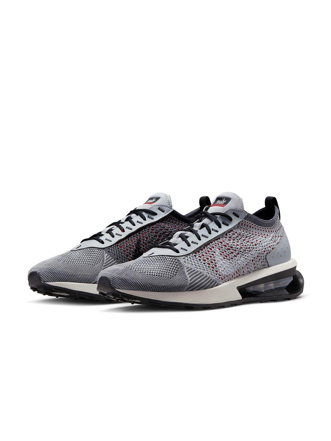 nike men air max flyknit racer self-design casual sneakers